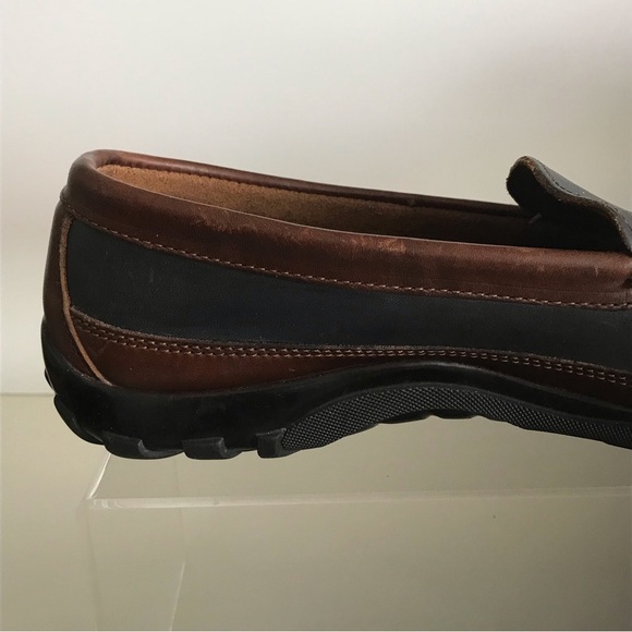 ALLEN EDMONDS Boulder Slip--On Loafer Casual Black/Brown 10.5 D - Men\'s Shoes
